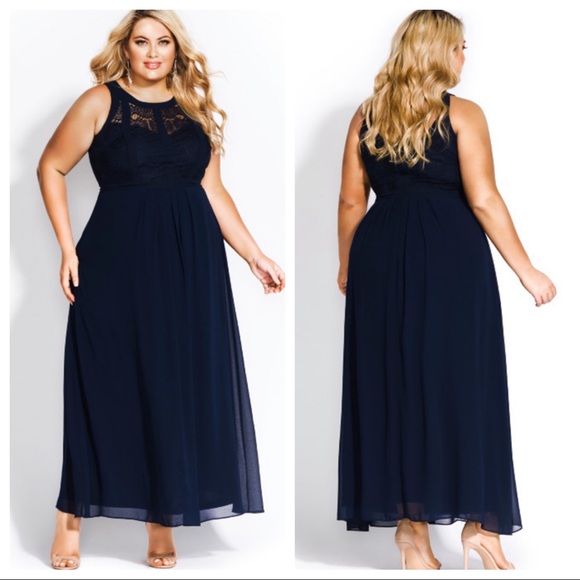 City Chic Relax Me Sleeveless Stretch Cotton Hoodie Dress In Navy Size Xx Large 5 main image 1